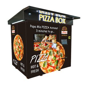 Pa-C6-A Pizza Vending Machine With Roof Franchise Business